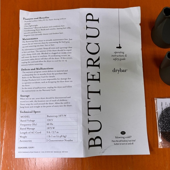 Drybar Buttercup blow dryer 1875W - Picture 9 of 10